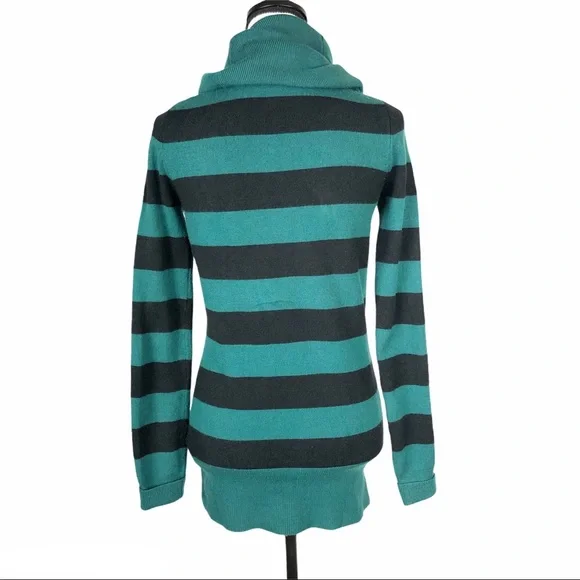 French Connection stripe turtleneck sweater - Picture 2 of 5